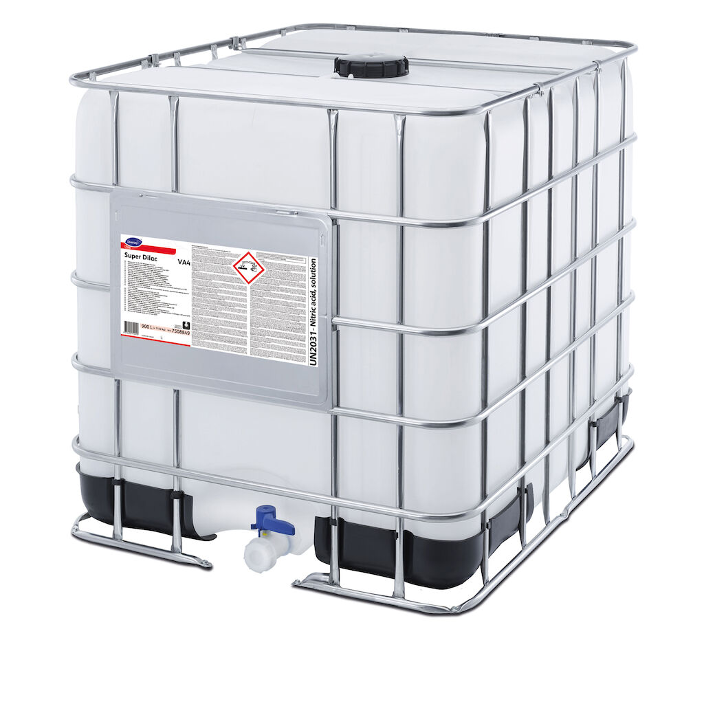 Super Dilac VA4 900L - Detergent acid cu efect detartrant, pentru spalari grele in sistem CIP